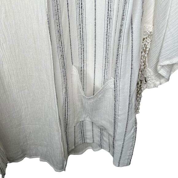 Sloane Rouge Size Small Kimono Open front top swimsuit cover up - Picture 4 of 7